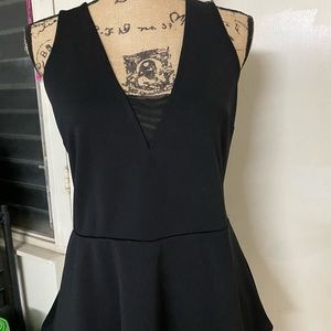 Express peplum tank top